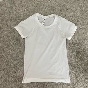 lululemon white swiftly tech race length 2.0 size 2